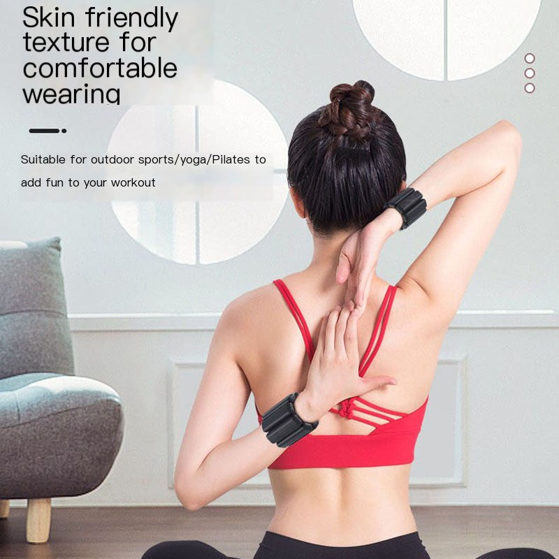 Silicone Weighted Wrist Bands (1 lb Pair)