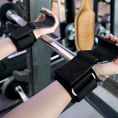 Weightlifting Hooks with Wrist Wraps