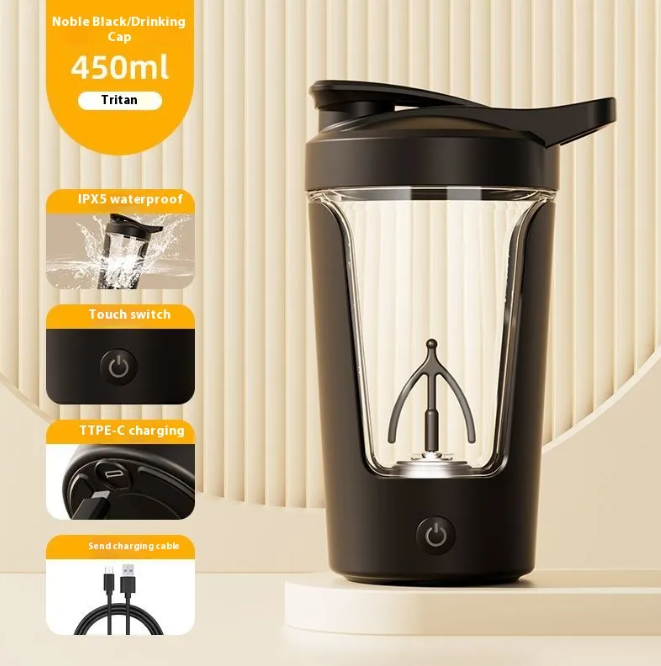 Electric Protein Shaker Bottle