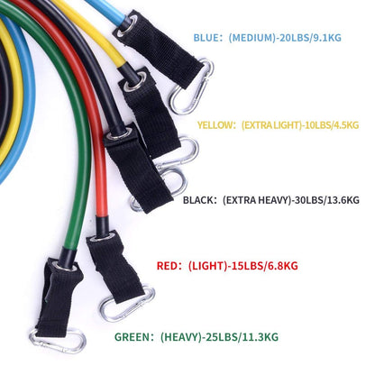 11-Piece Resistance Band Set