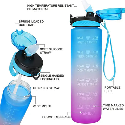 32oz Time-Marker Water Bottle