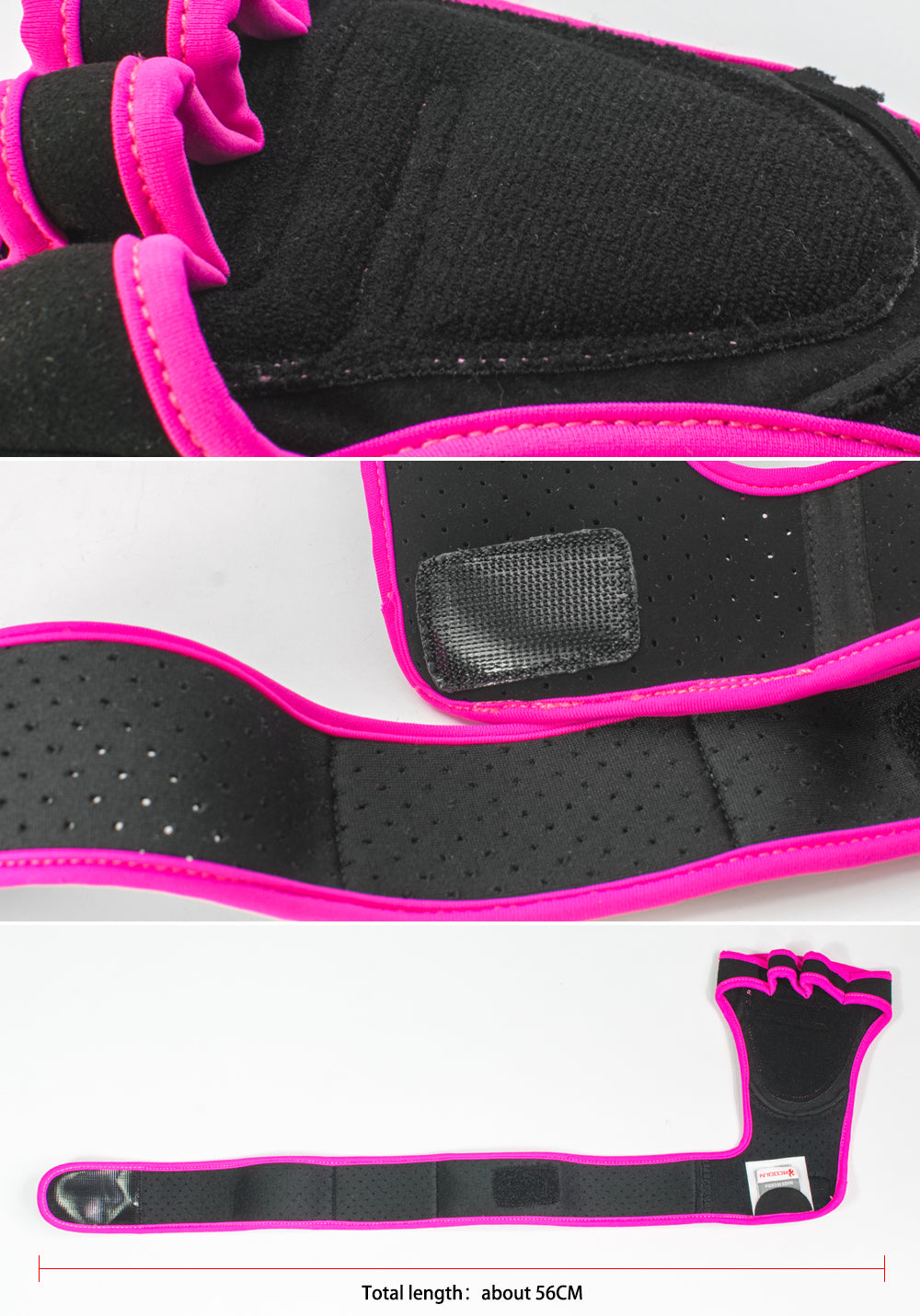 Half-Finger Lifting Gloves with Wrist Wraps