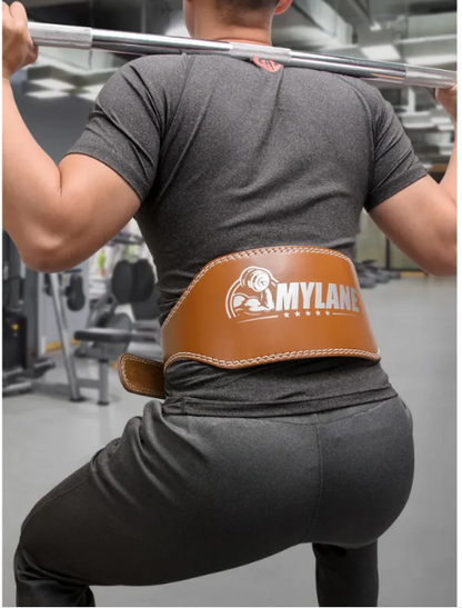 Leather Weightlifting Belt
