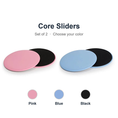 Core Sliders in Pink, Blue and Black